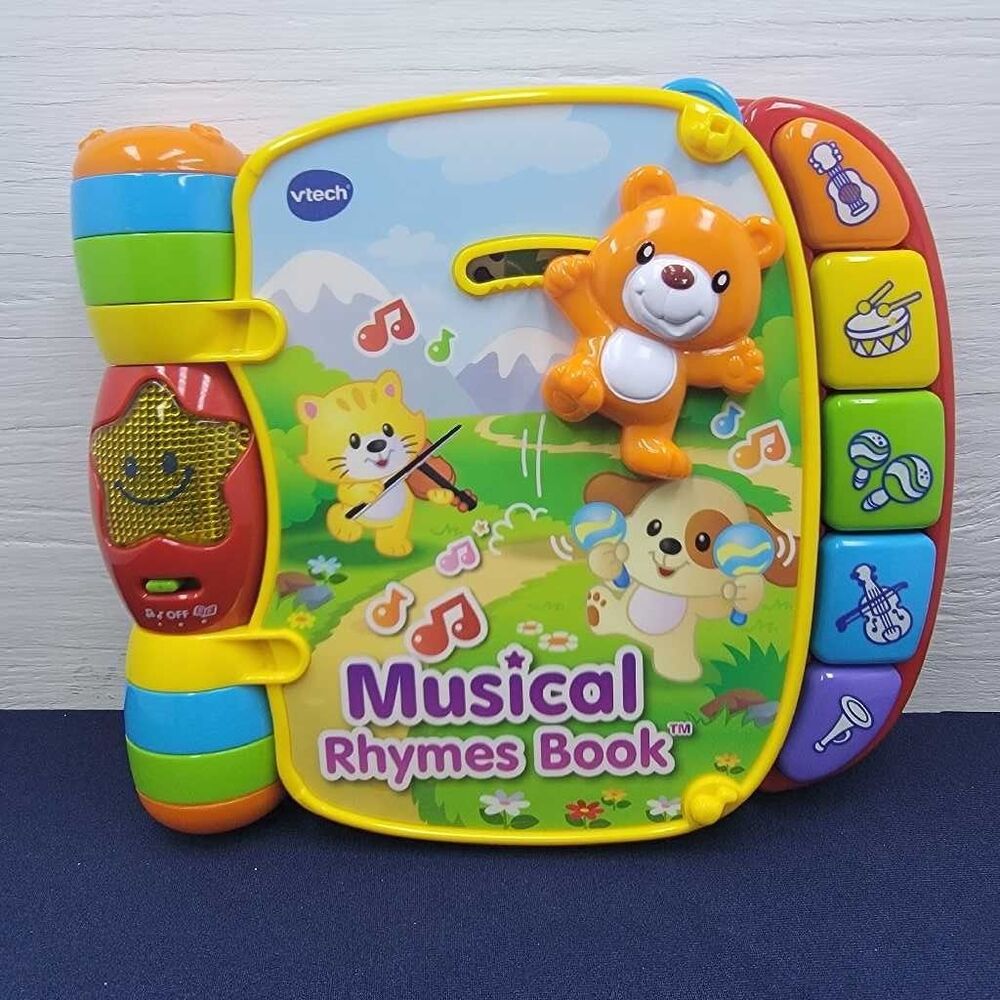 VTech Musical Rhymes Book Electronic Learning Toy Animals Songs ABCs